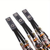 26 English Letters Bracelets, PU Leather Bangles, Retro Punk Style Handmade Multi-layer Beaded Hand Jewelry Holiday Gift For Best Friends Accessories Barozzo