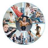 EMS Muscle Stimulator Massage ABS Abdominal Trainer Belt Slimming Massager Unisex Body Belly Weight Loss Body Shaping Fitness Barozzo