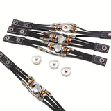 26 English Letters Bracelets, PU Leather Bangles, Retro Punk Style Handmade Multi-layer Beaded Hand Jewelry Holiday Gift For Best Friends Accessories Barozzo